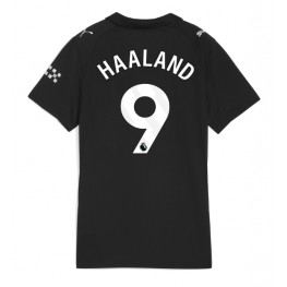 Manchester City Erling Haaland #9 Uit tenue Dames 2025-26 Korte Mouw